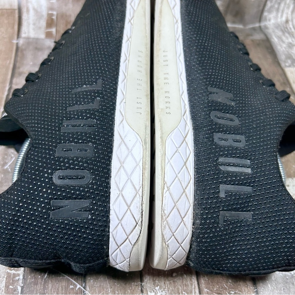 NOBULL No Bull CrossFit Shoes Men 11 Women 12.5 Black Trainer Athletic Sneakers